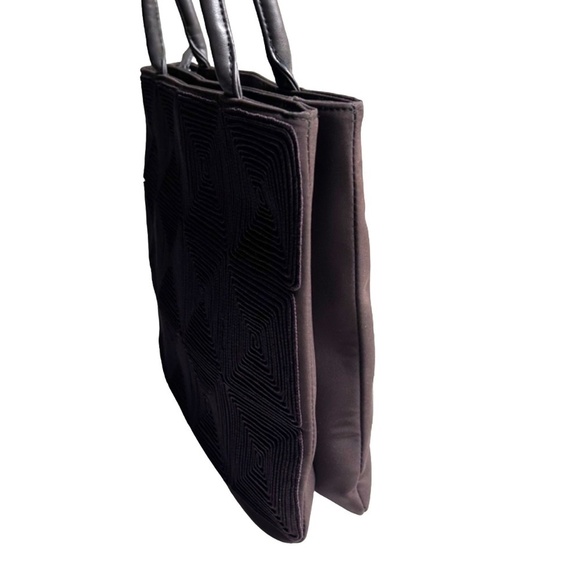 Cee Klein Beautifully Detailed Nylon Zippered Shoulder Tote NWOT - Picture 6 of 10